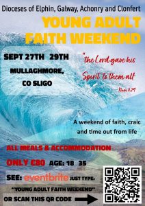 Young Adult Faith Weekend (age 18 - 35) @ Star of the Sea Retreat Centre, Mullaghmore